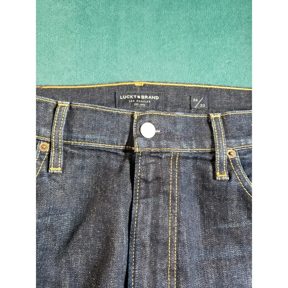 Lucky Brand Jeans Size 34x32 Mens Blue Pants Stretch Denim 181 Relaxed Straight